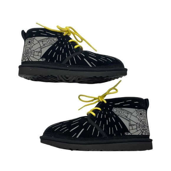 UGG Other - UGG Kids HSA Neumel Star Wars Millennium Falcon Boots Size 5